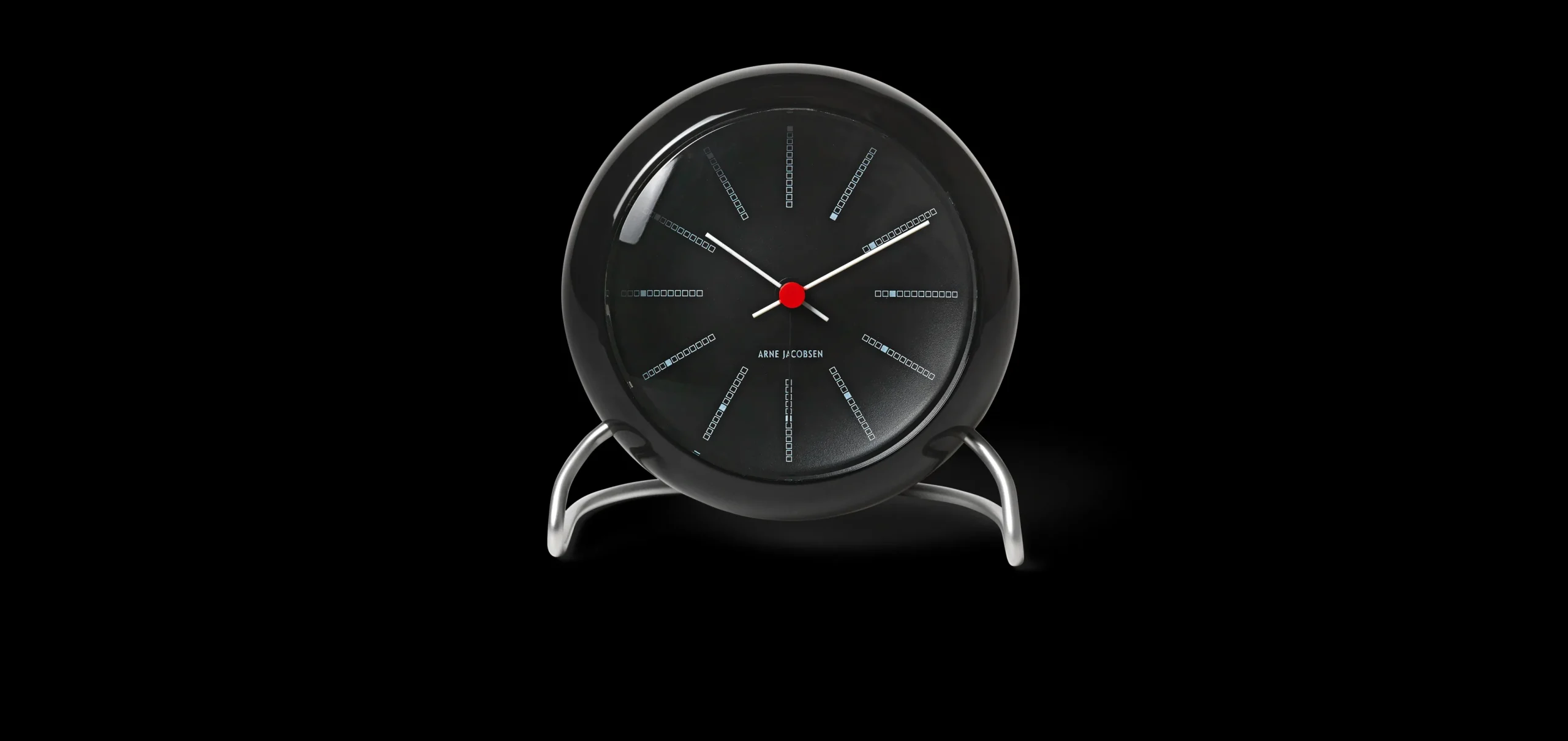 Online Arne Jacobsen Bankers Bordur Ø11 cm sort | Køb her