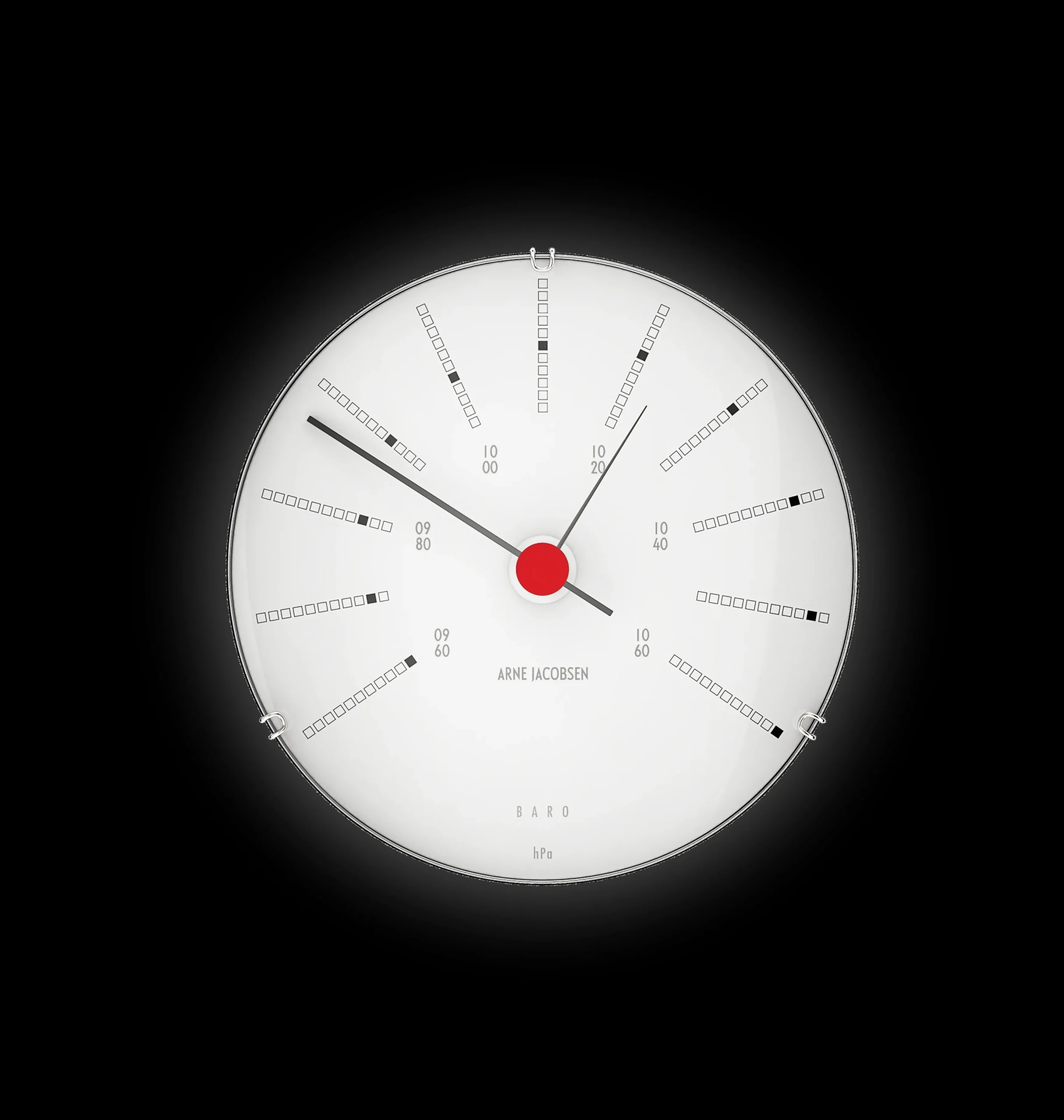 Discount Arne Jacobsen Clocks Barometer Ø12 cm i hvid | Køb her