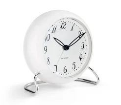Outlet Arne Jacobsen Clocks Bordur Ø11 cm i hvid | Køb her