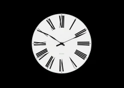 Discount Arne Jacobsen Roman Vægur Ø21 cm hvid/sort | Køb her