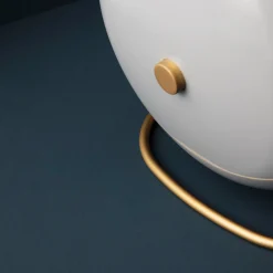 Clearance Arne Jacobsen Station Bordur Ø11 cm grå/hvid | Køb her