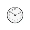 New Arne Jacobsen Station Vægur Ø16 cm hvid/sort | Køb her
