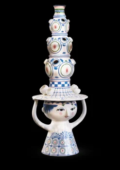 Best Bjørn Wiinblad Gulvvase H100 cm i fra serien Lady with hat