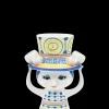 Clearance Bjørn Wiinblad Lady with hat Vase H20.5 cm blå | Køb nu