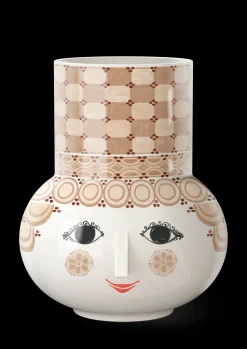 Discount Bjørn Wiinblad Vase H35 cm i sand fra serien Olga | Køb her