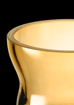 Best Holmegaard Calabas Fyrfadsstage Ø8.5 cm amber | Køb her