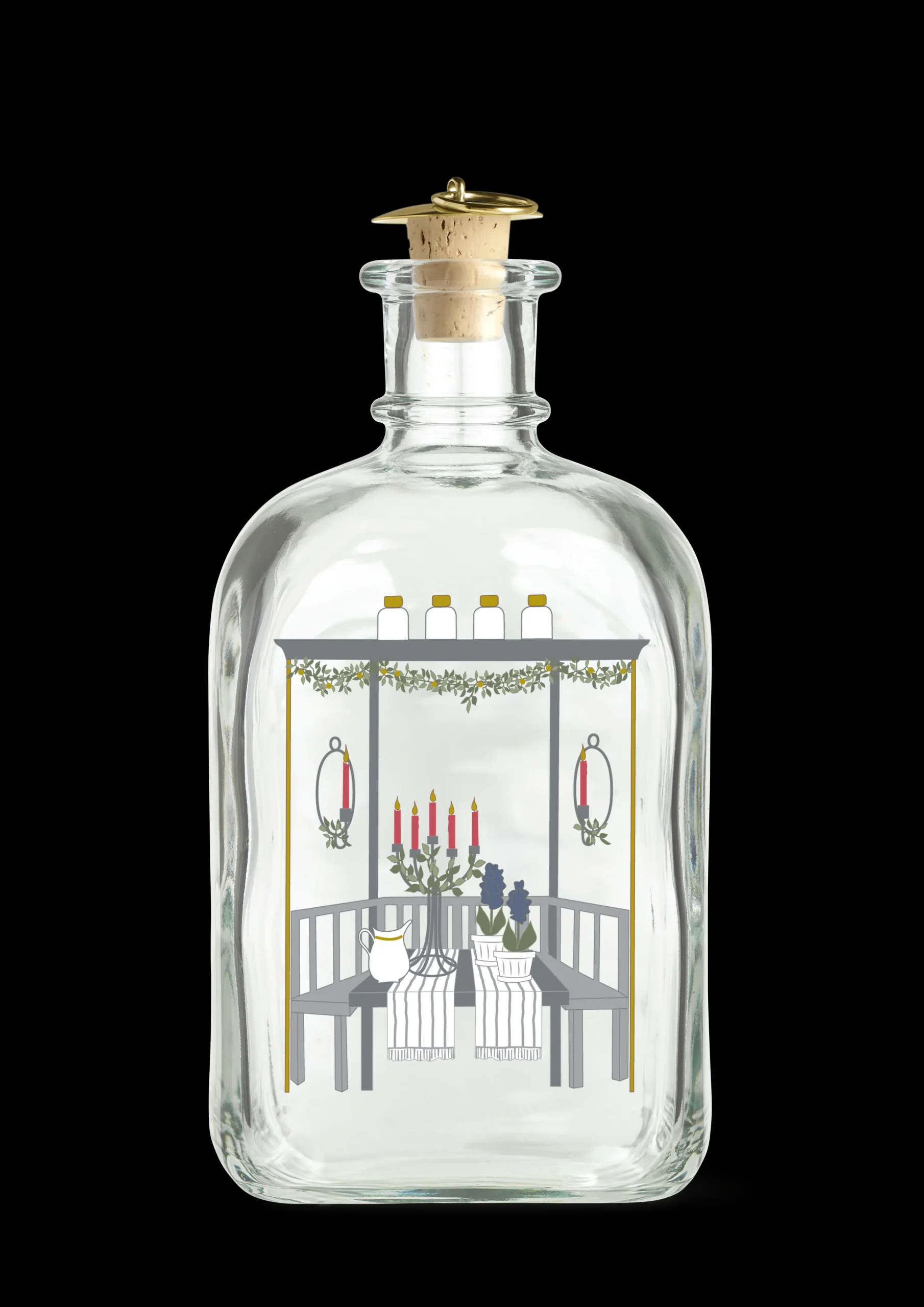 Holmegaard Christmas Juleflaske 2024 73 cl multi | Køb nu