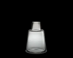 Clearance Holmegaard Flora Vase kort hals H24 smoke | Køb her