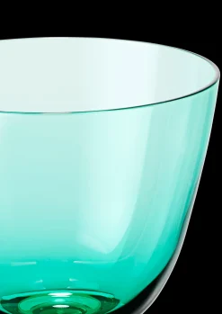 Clearance Holmegaard Flow Glas på fod 35 cl emerald green | Køb her