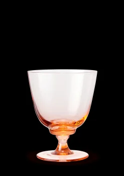 Best Holmegaard Flow Glas på fod 35 cl champagne | Køb her