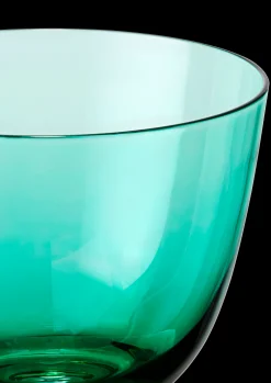 Best Holmegaard Flow Vandglas 35 cl emerald green | Køb her