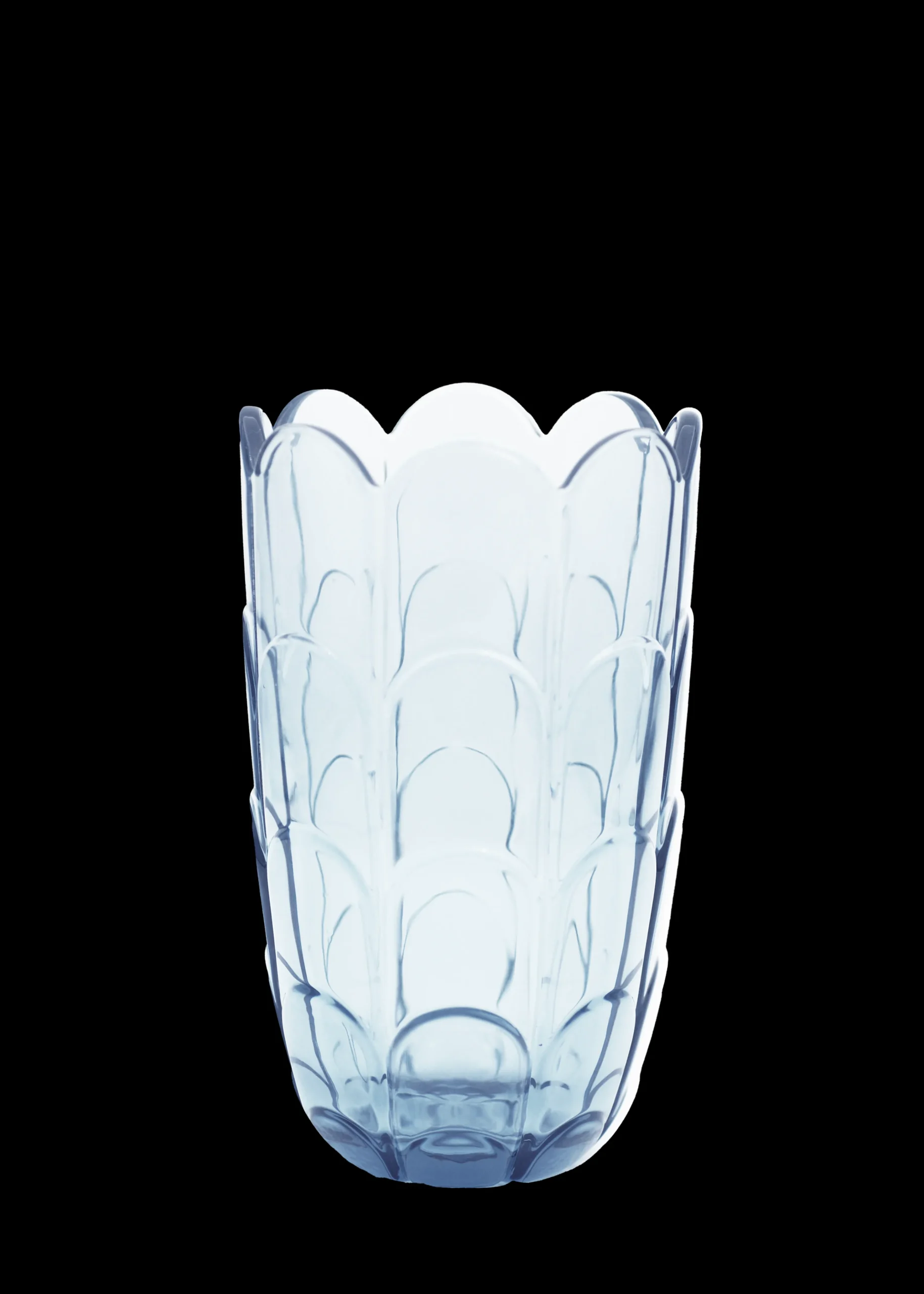 Discount Holmegaard Lily Vase H19 cm blue iris | Køb hos os