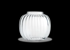 Outlet Holmegaard Oval Vase H17.5 cm i klar fra serien Primula