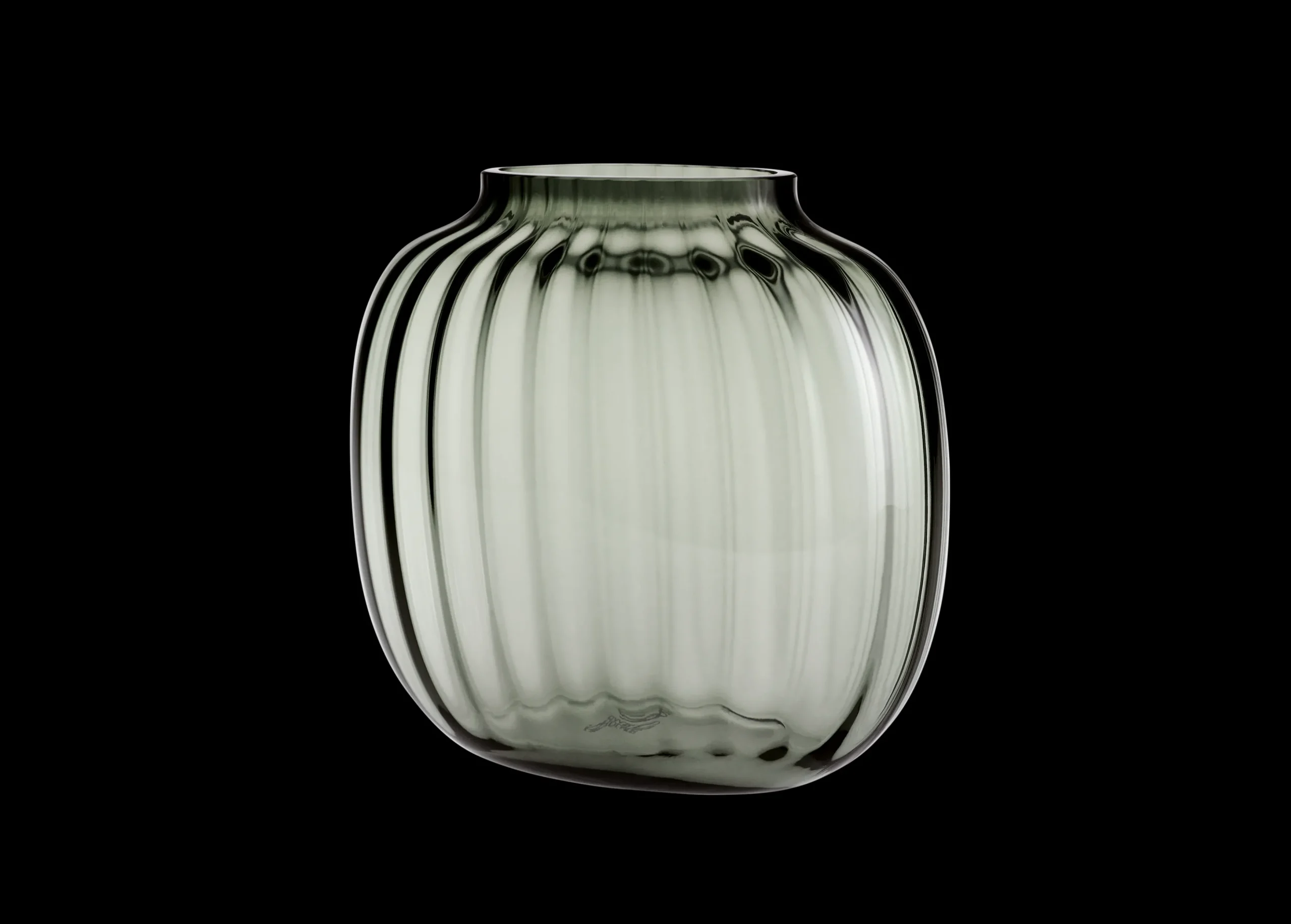 Hot Holmegaard Primula Oval Vase H17.5 smoke | Køb her