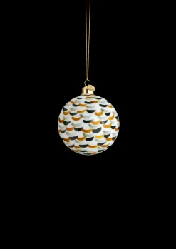 Discount Holmegaard Souvenir Julekugle Ø8 cm grønt strøg | Køb her