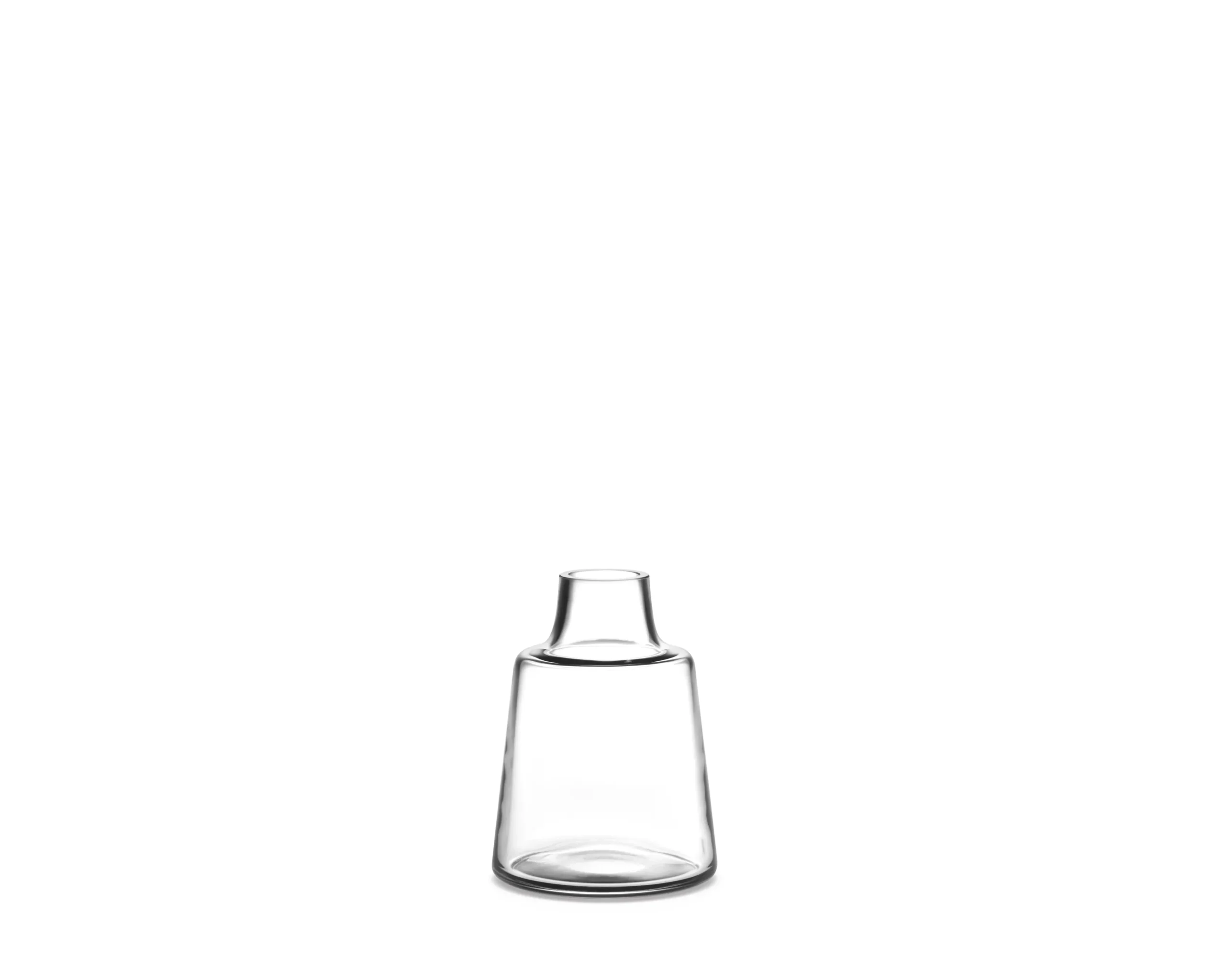 Best Holmegaard Vase kort hals H12 cm i klar fra serien Flora