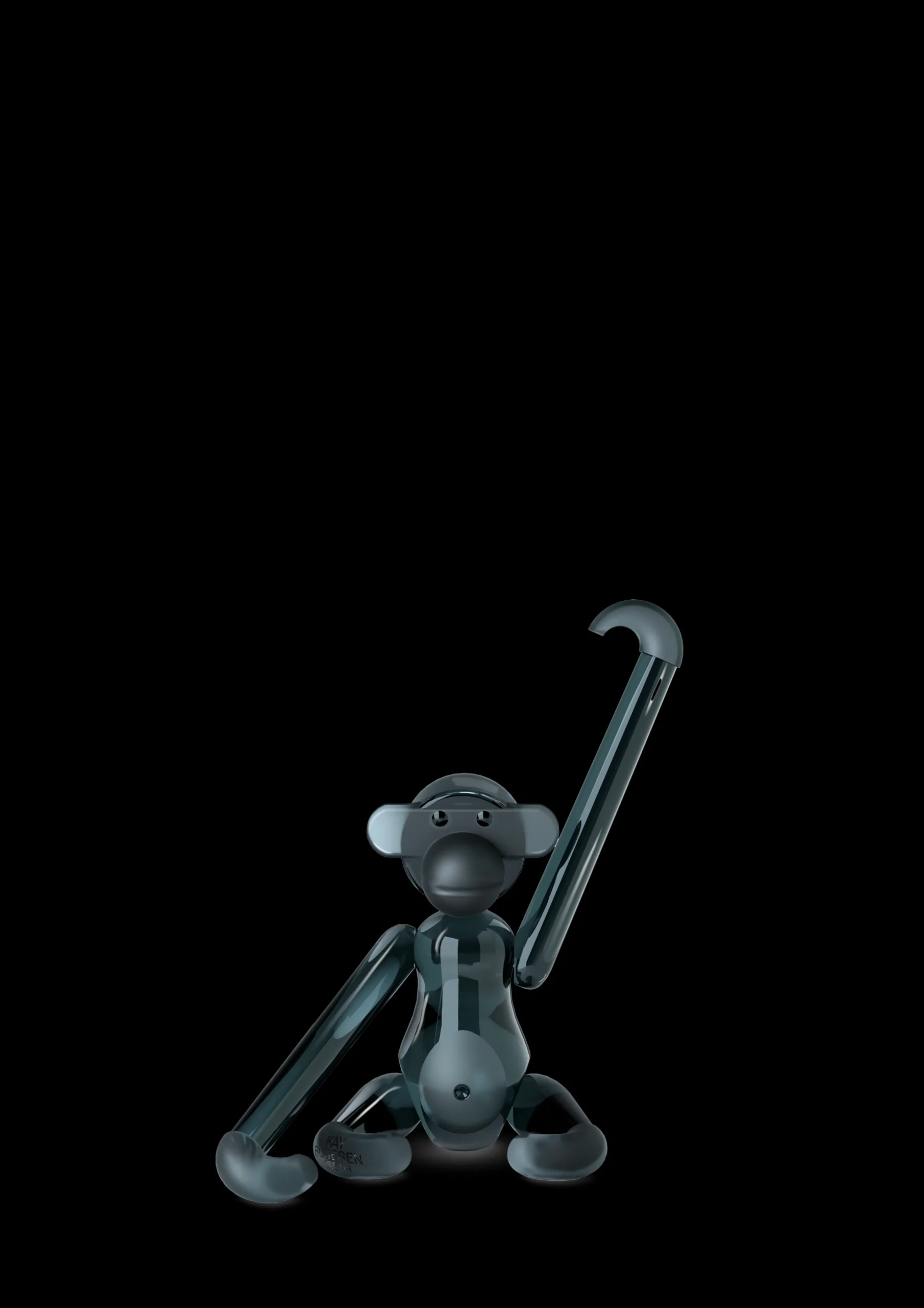 Outlet Holmegaard x Kay Bojesen Abe Mini Smoke Glas, 7 cm