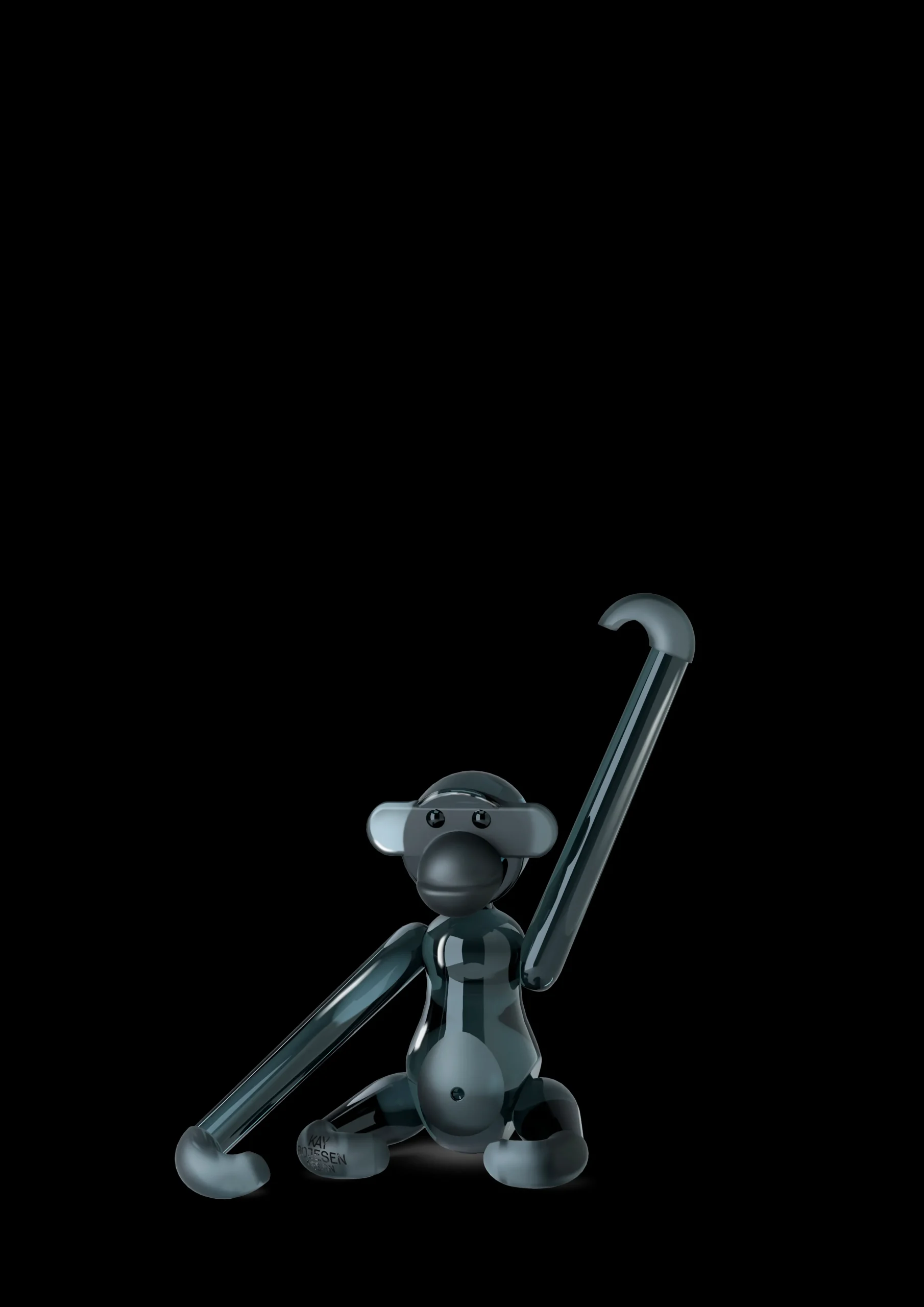 Outlet Holmegaard x Kay Bojesen Abe Mini Smoke Glas, 7 cm