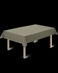 Discount JUNA Basic Bomuldsdug olivengrøn 150x220 cm| Køb her