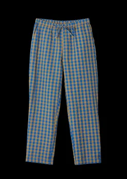 Online JUNA Bæk&Bølge Barbara pants XS blå/okker | Køb her