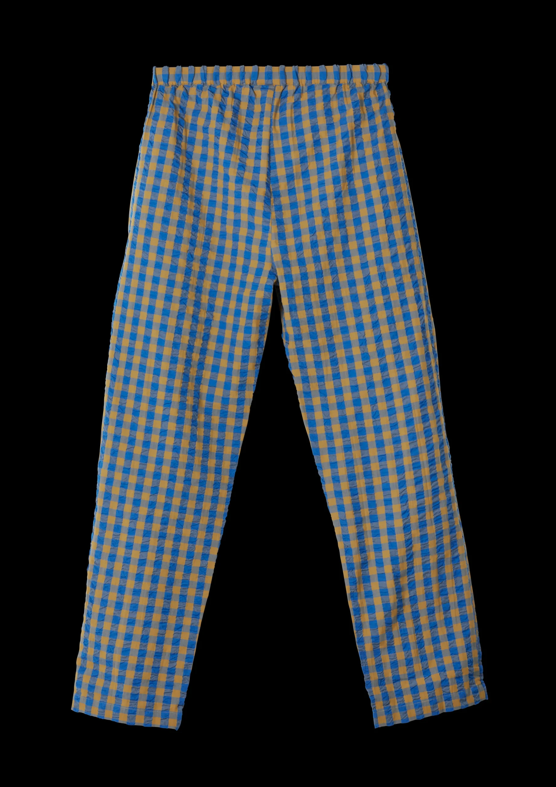 Online JUNA Bæk&Bølge Barbara pants XS blå/okker | Køb her