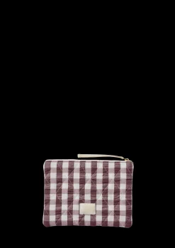 Clearance JUNA Bæk&Bølge Dalila Toiletbag 20x14 cm Chokolade/Hvid