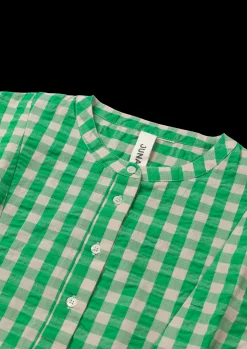 Sale JUNA Bæk&Bølge Irene shirt S/M grøn/sand | Køb her