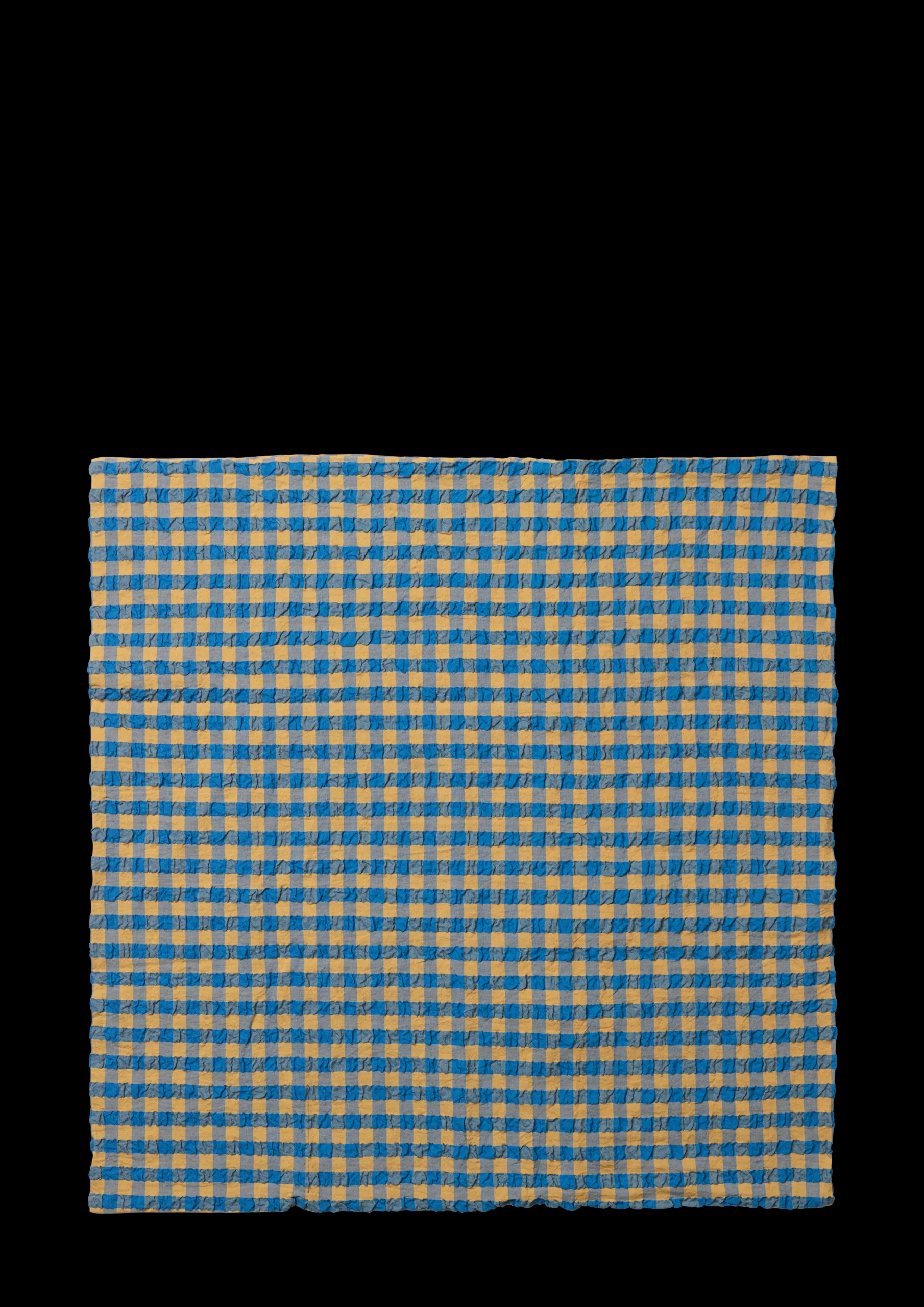 Online JUNA Bæk&Bølge Pudebetræk 63x60 cm blå/okker DK | Køb her