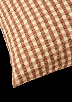 Best JUNA Bæk&Bølge Pudebetræk 63x60 cm kanel/gul DK | Køb her