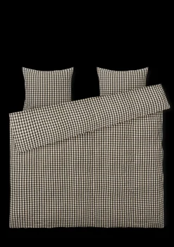 Hot JUNA Bæk&Bølge Sengetøj 200x220 cm sort/sand DK | Køb her