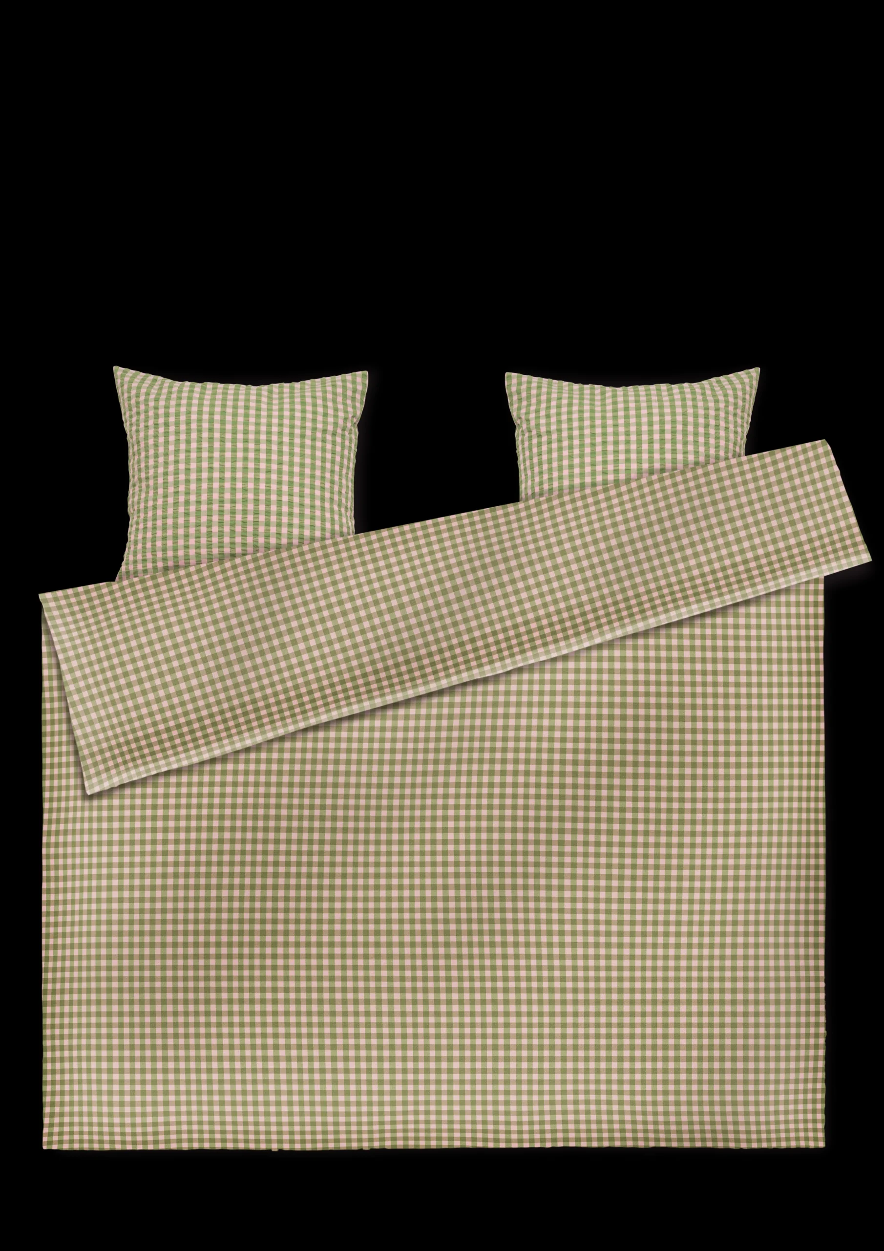 Sale JUNA Bæk&Bølge Sengetøj 200x220 cm grøn/soft pink DK