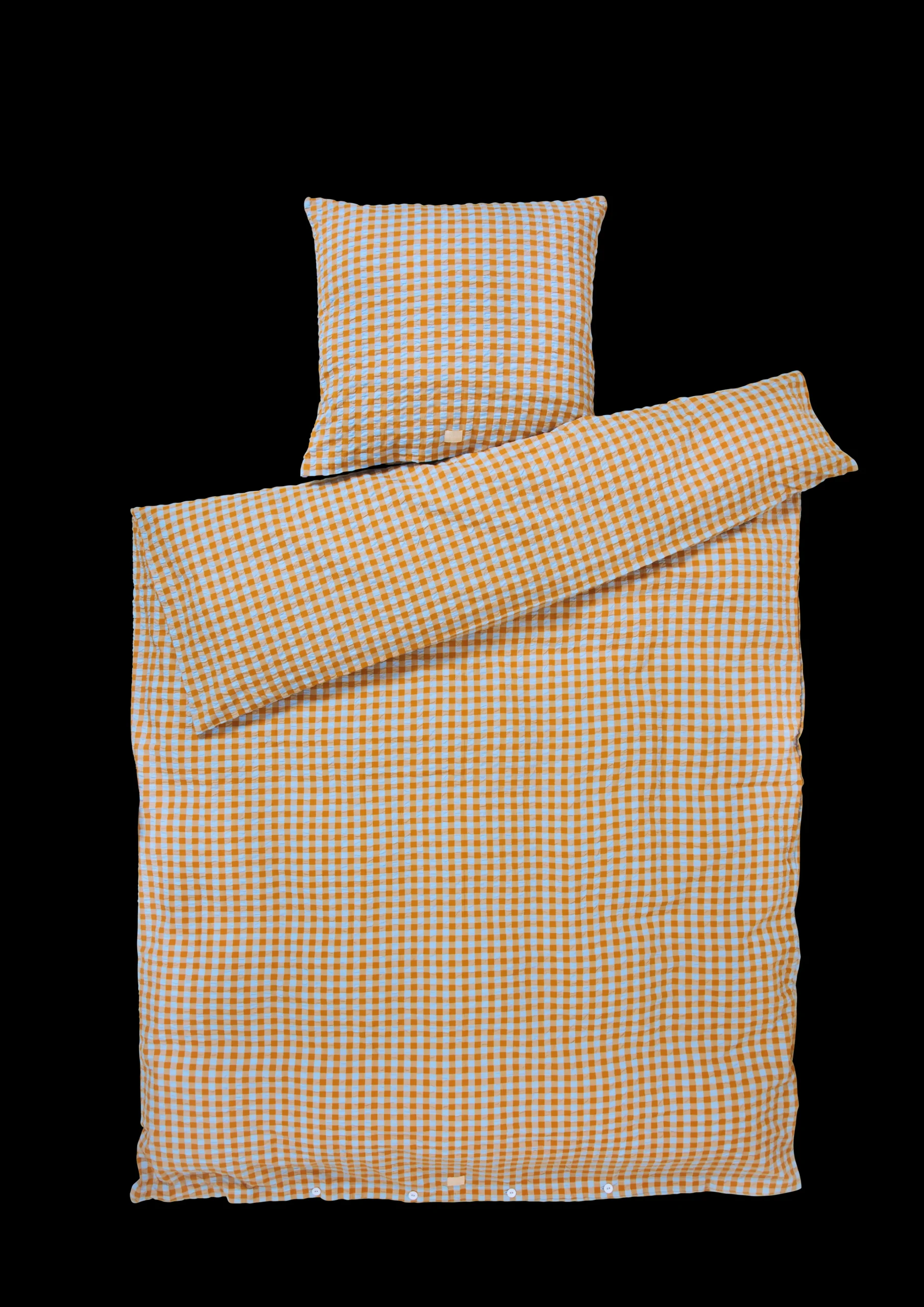 Discount JUNA Bæk&Bølge Sengetøj 150x210 cm lys blå/sand SE | Køb her