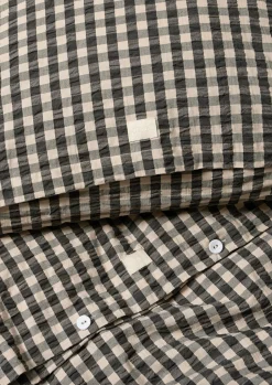 Outlet JUNA Bæk&Bølge Sengetøj 140x220 cm sort/sand DK | Køb her