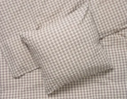 Hot JUNA Bæk&Bølge Sengetøj 150x210 cm grå/birk SE | Køb her