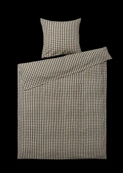 Clearance JUNA Bæk&Bølge Sengetøj 150x210 cm sort/sand SE | Køb her