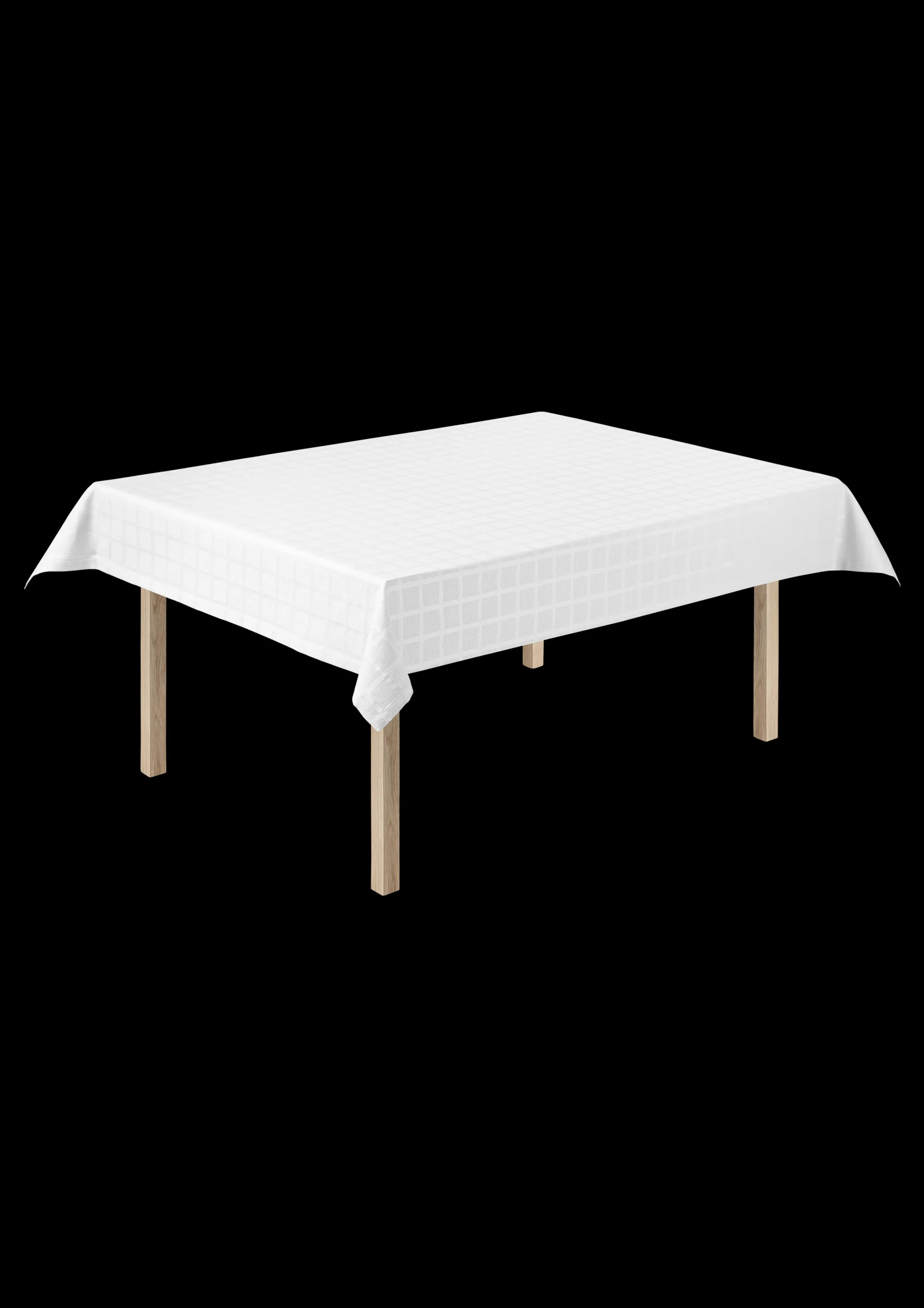 Online JUNA Brick Damaskdug 150x320 cm hvid - Køb her