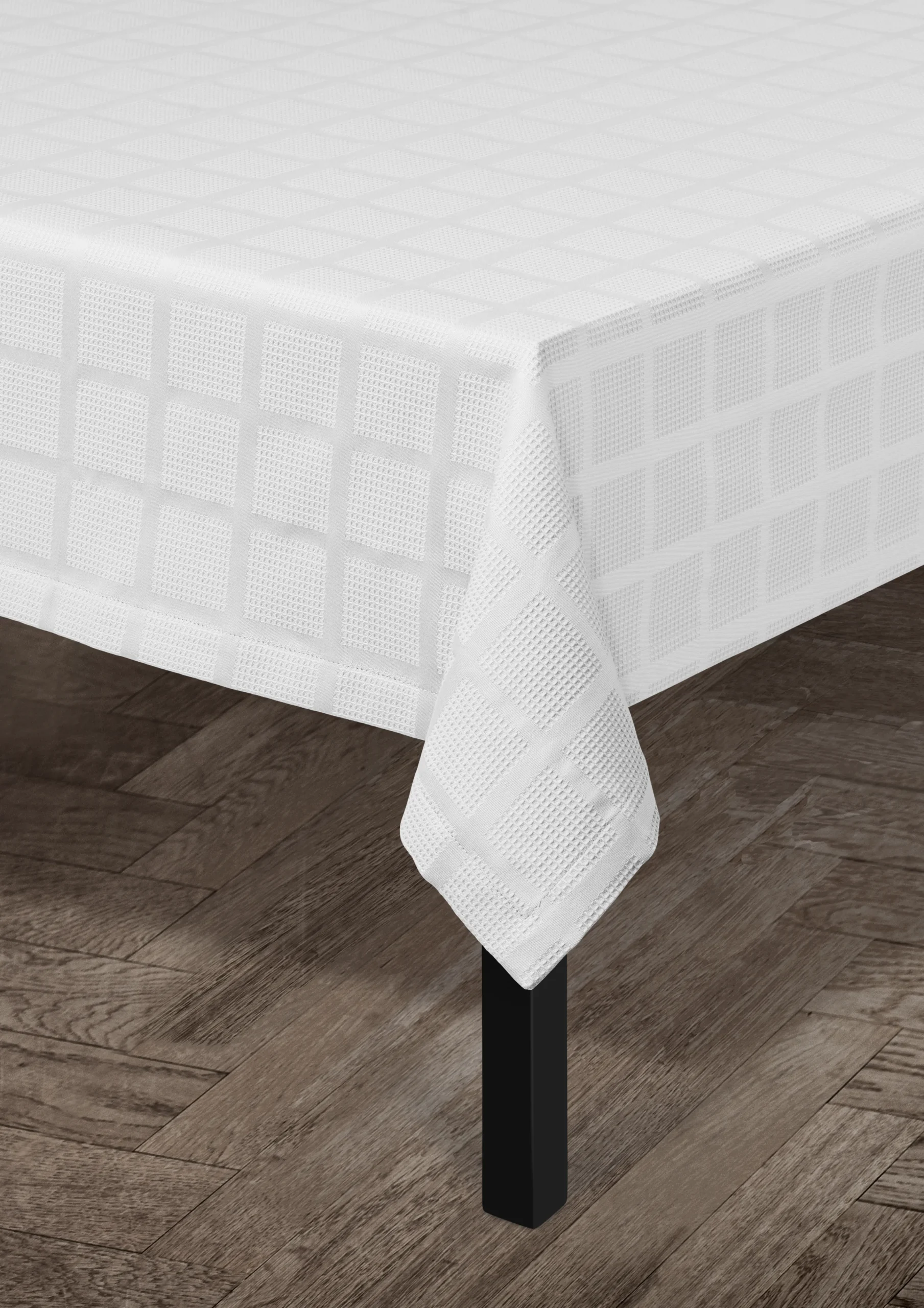 Online JUNA Brick Damaskdug 150x320 cm hvid - Køb her