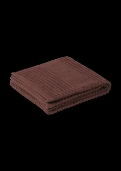 Clearance JUNA Check Håndklæde 70x140 cm chokolade | Køb her