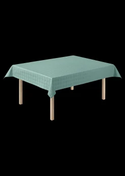 Sale JUNA Damaskdug 150x270 cm i blå fra serien Brick | Køb her