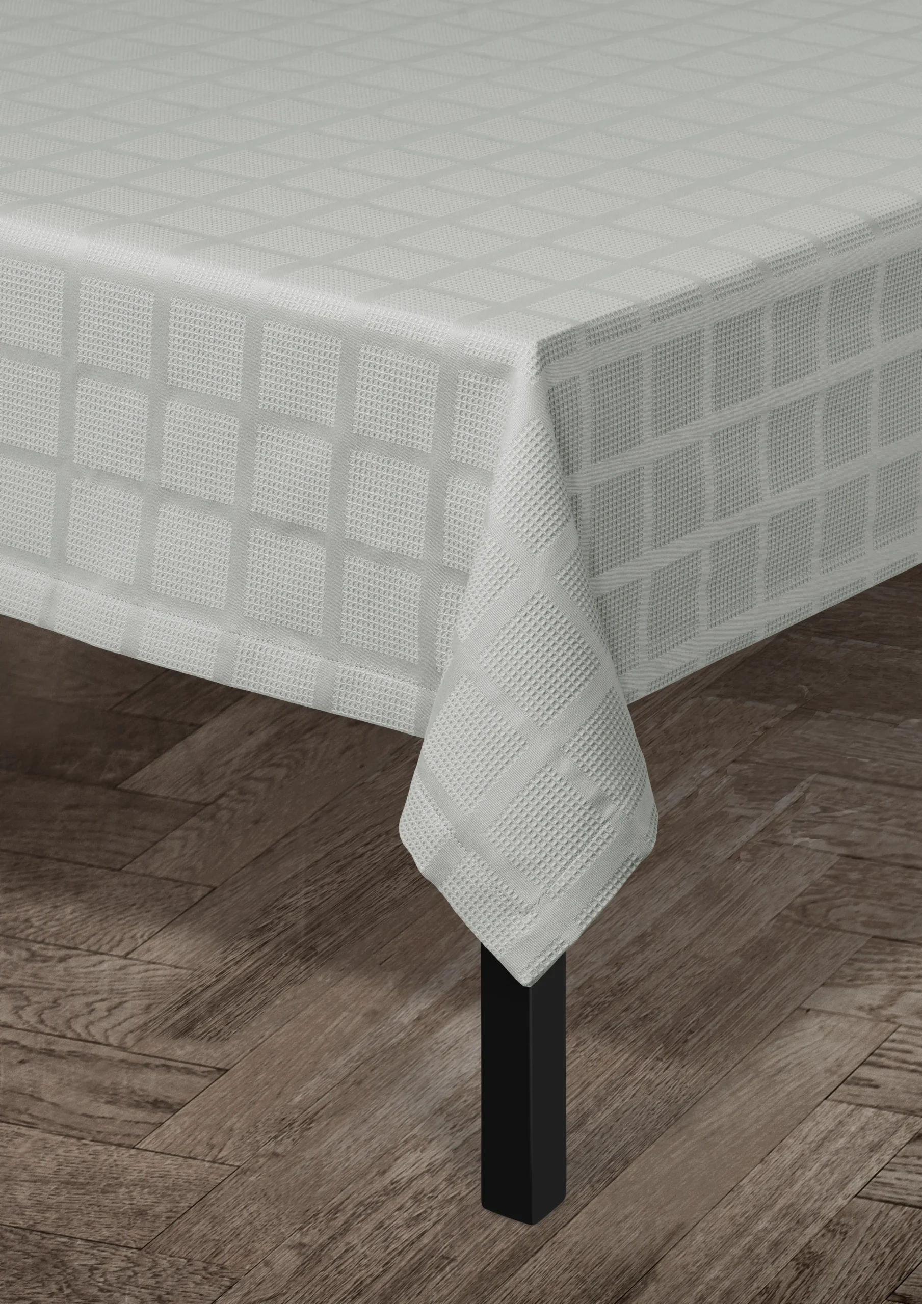 Clearance JUNA Damaskdug 150x370 cm i grå fra serien Brick | Køb her