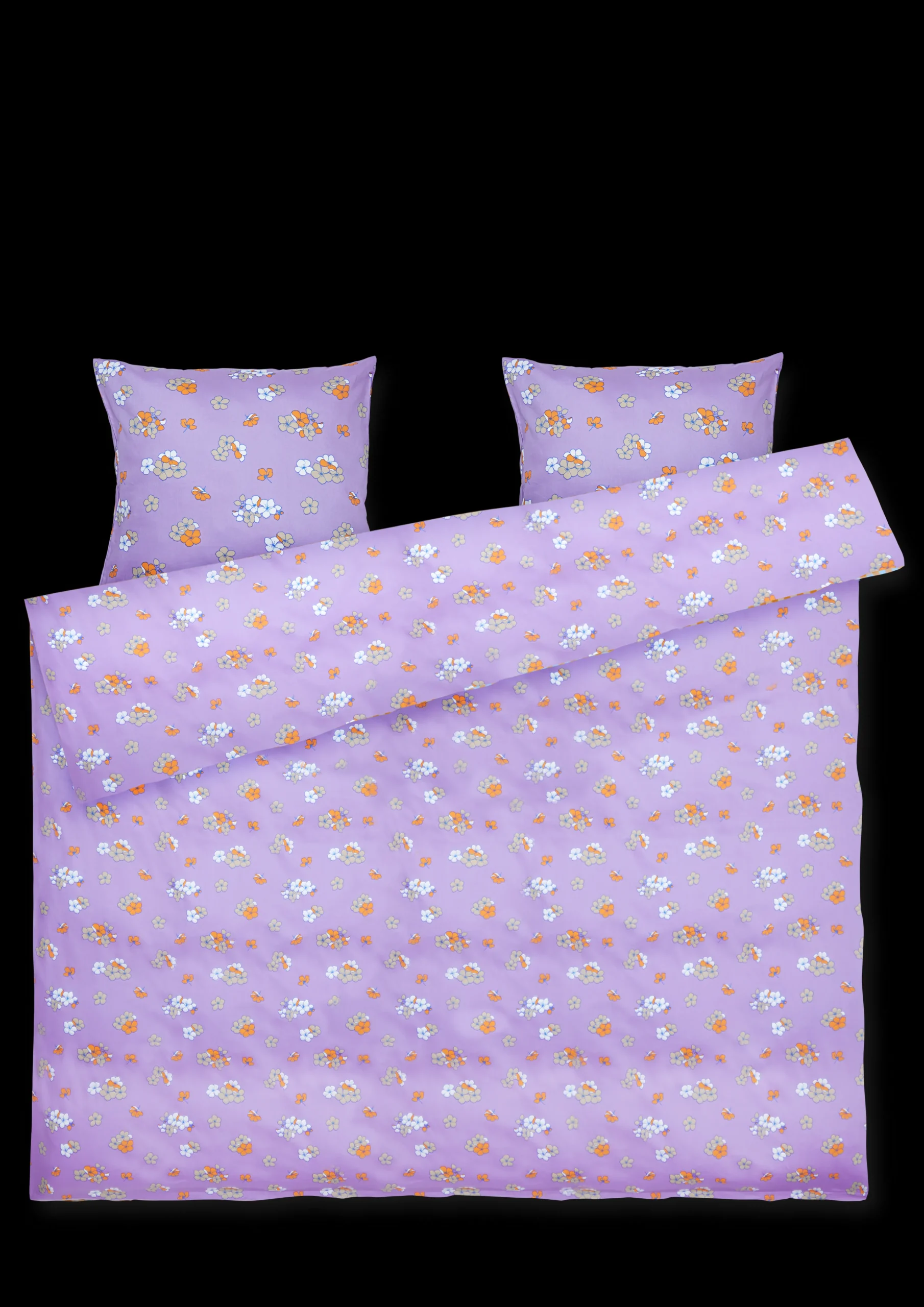 Outlet JUNA Grand Pleasantly Sengetøj 200x220 cm lavendel | Køb her