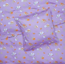 Outlet JUNA Grand Pleasantly Sengetøj 200x220 cm lavendel | Køb her