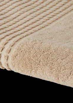 Hot JUNA Håndklæde 70x140 cm i sand fra serien Check | Køb her