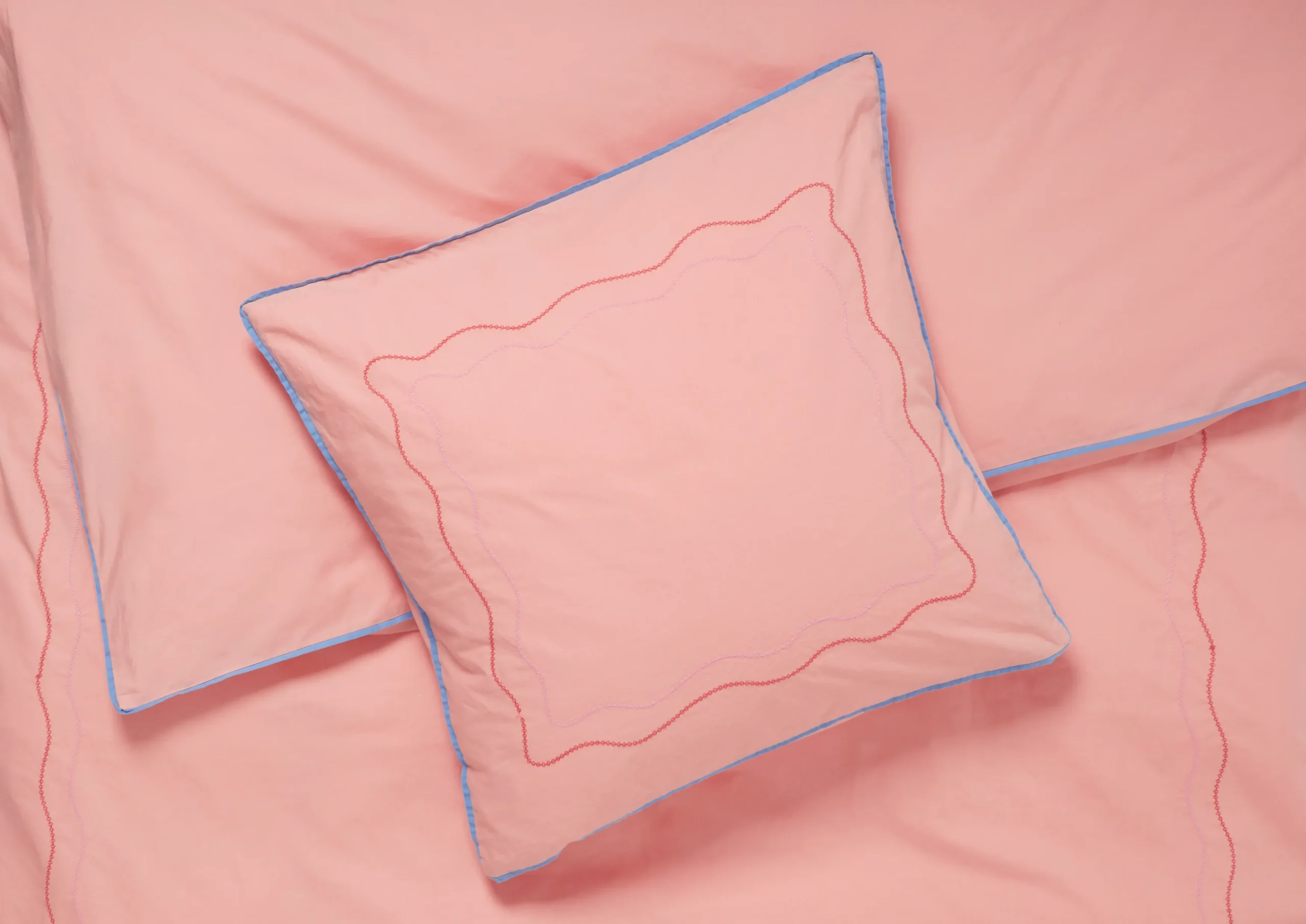 Discount JUNA Lollipop Sengetøj 140x220 cm soft pink DK - Køb nu