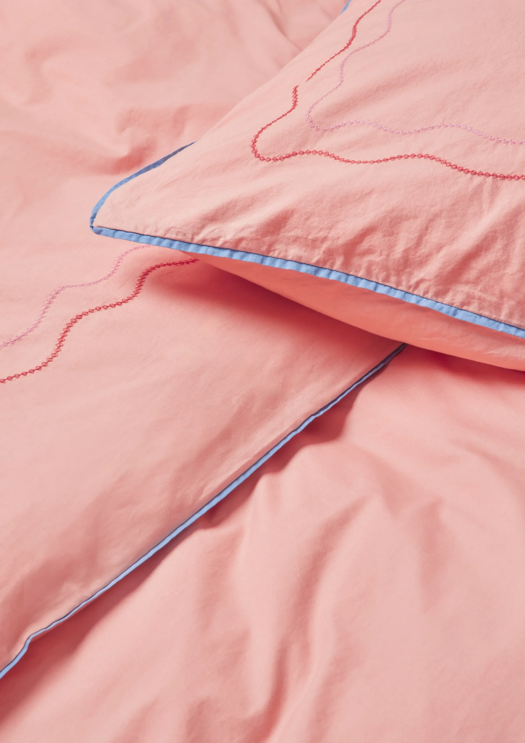 Discount JUNA Lollipop Sengetøj 140x220 cm soft pink DK - Køb nu