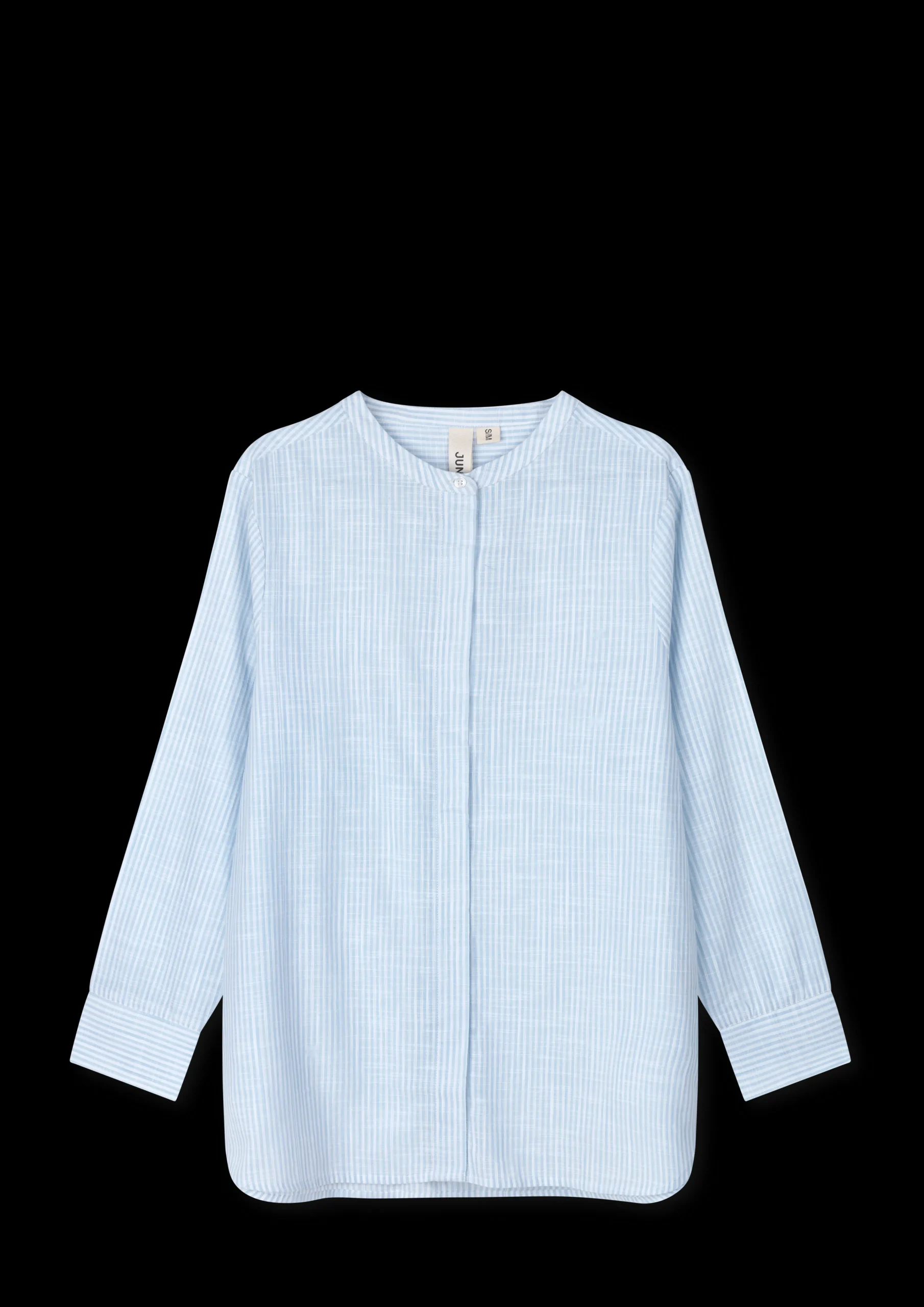 Discount JUNA Monochrome Lines Ida shirt XS lys blå/hvid | Køb her