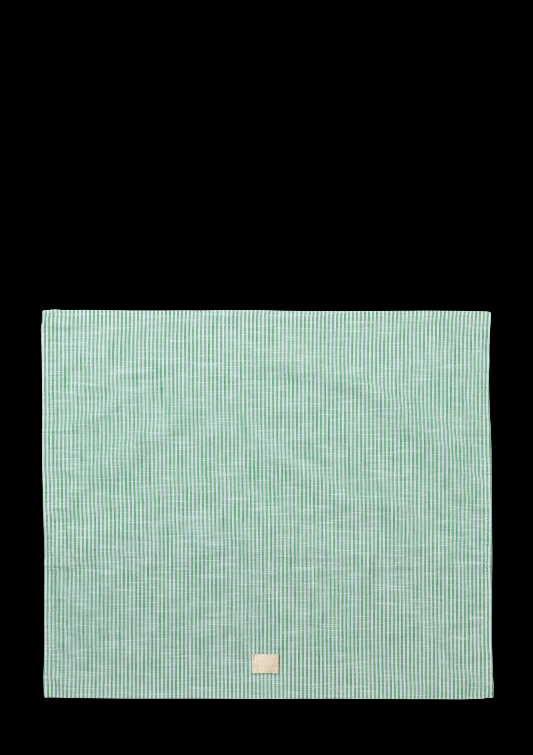 Discount JUNA Monochrome Lines Pudebetræk 60x50cm grøn/hvid | Køb her