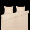 Sale JUNA Monochrome Lines Sengetøj 200x220 cm okker/hvid