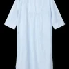 Sale JUNA Monochrome Lines Sonja dress XS lys blå/hvid | Køb her