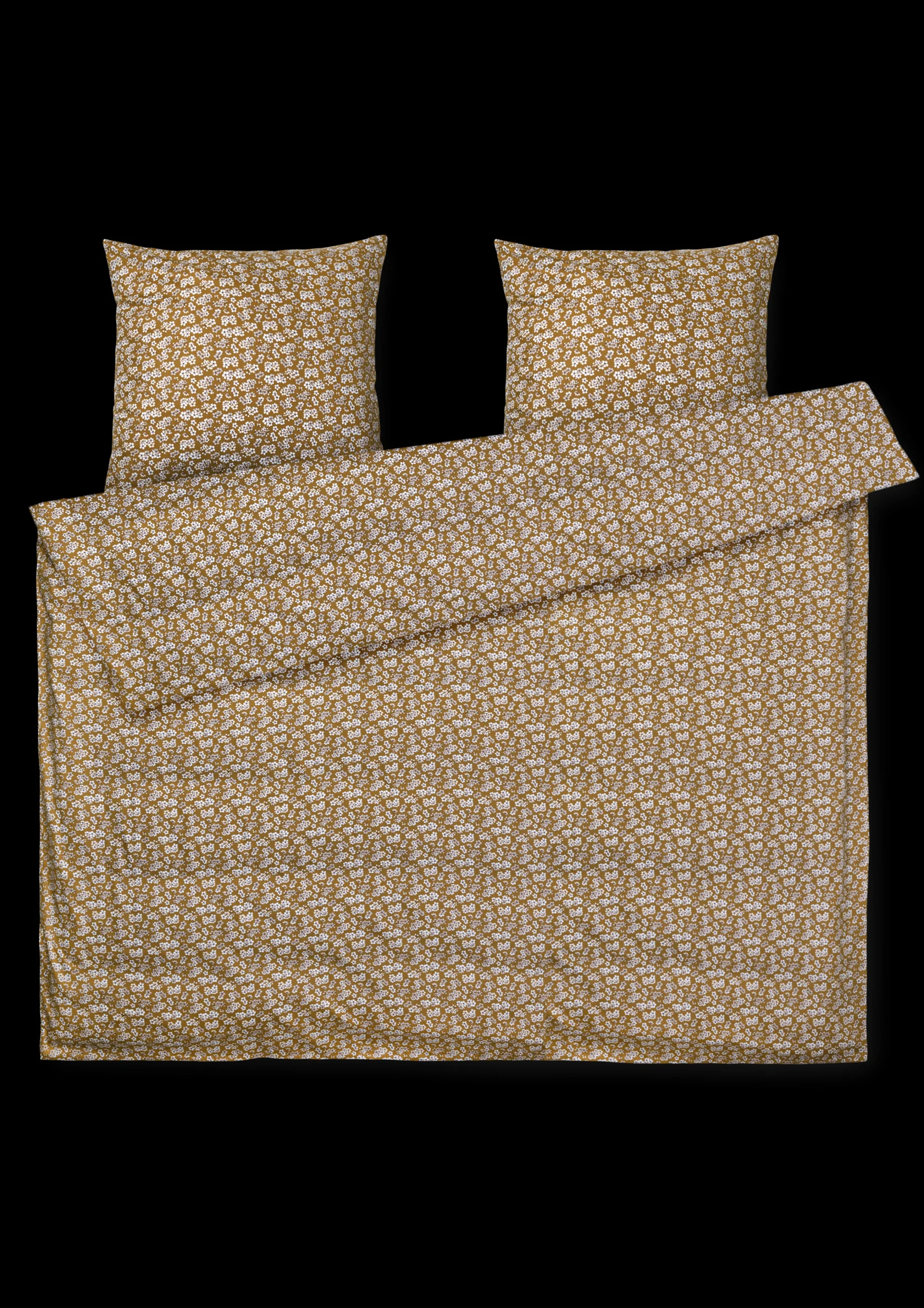 Outlet JUNA Pleasantly Sengetøj 220x220 cm sennep SE | Køb her